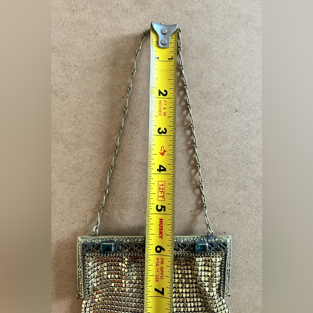 Vintage 1920s Whiting & Davis Metal Mesh Purse - Picture 8 of 14